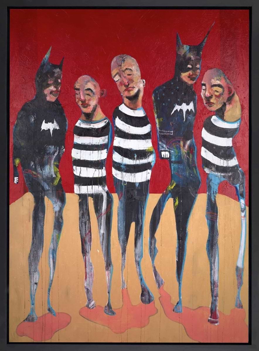 Batman, His Stunt Double And His Drinking Buddies