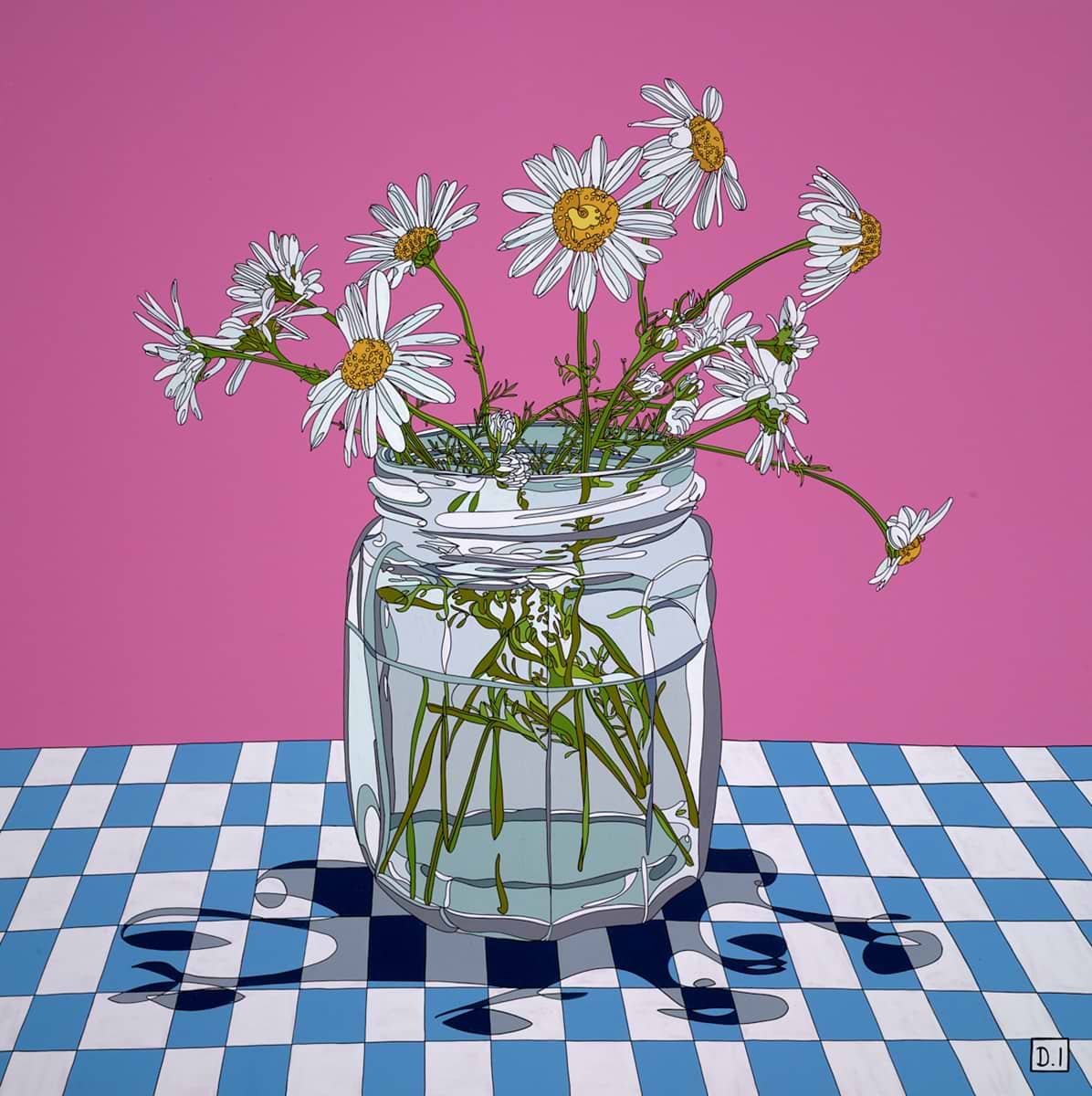 Daisies In A Jam Jar