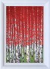 Forest of Red III (Framed)