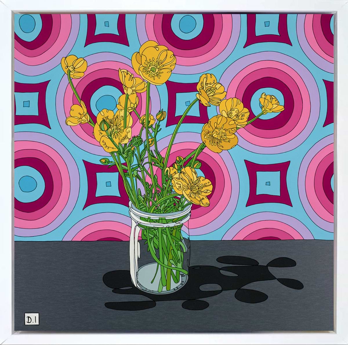 Flowers And Wallpaper
