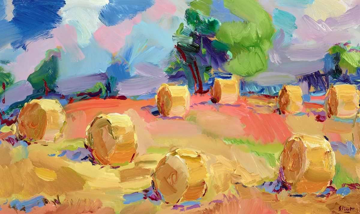 Barley Bales, Near Stow On The Wold