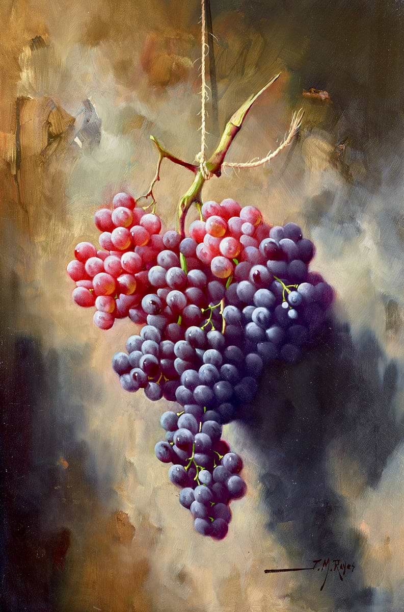 Racimo De Uvas Rojas