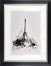 Eiffel Tower (Sketch) (Framed)