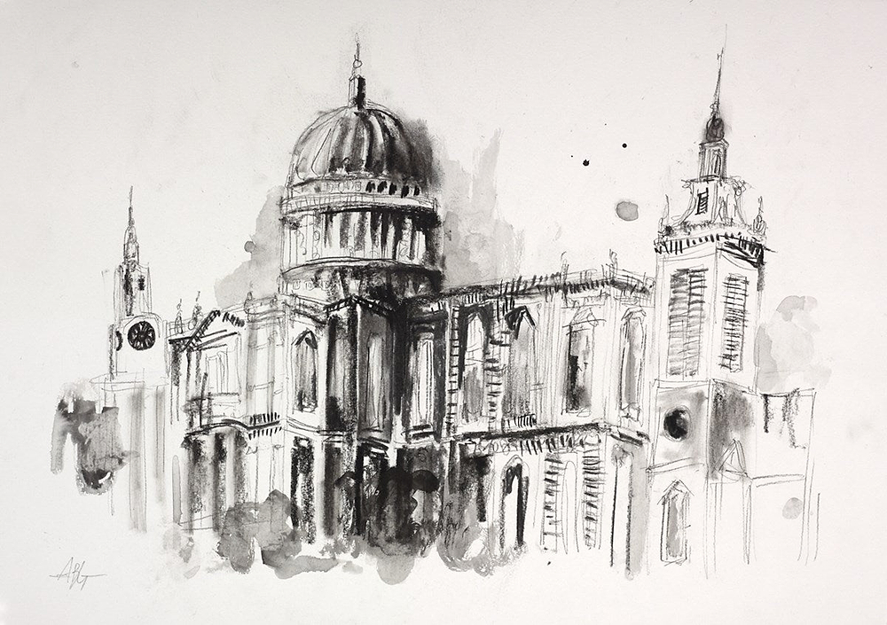 St Paul's Cathedral (Sketch)