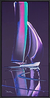 Sail on by (Framed)