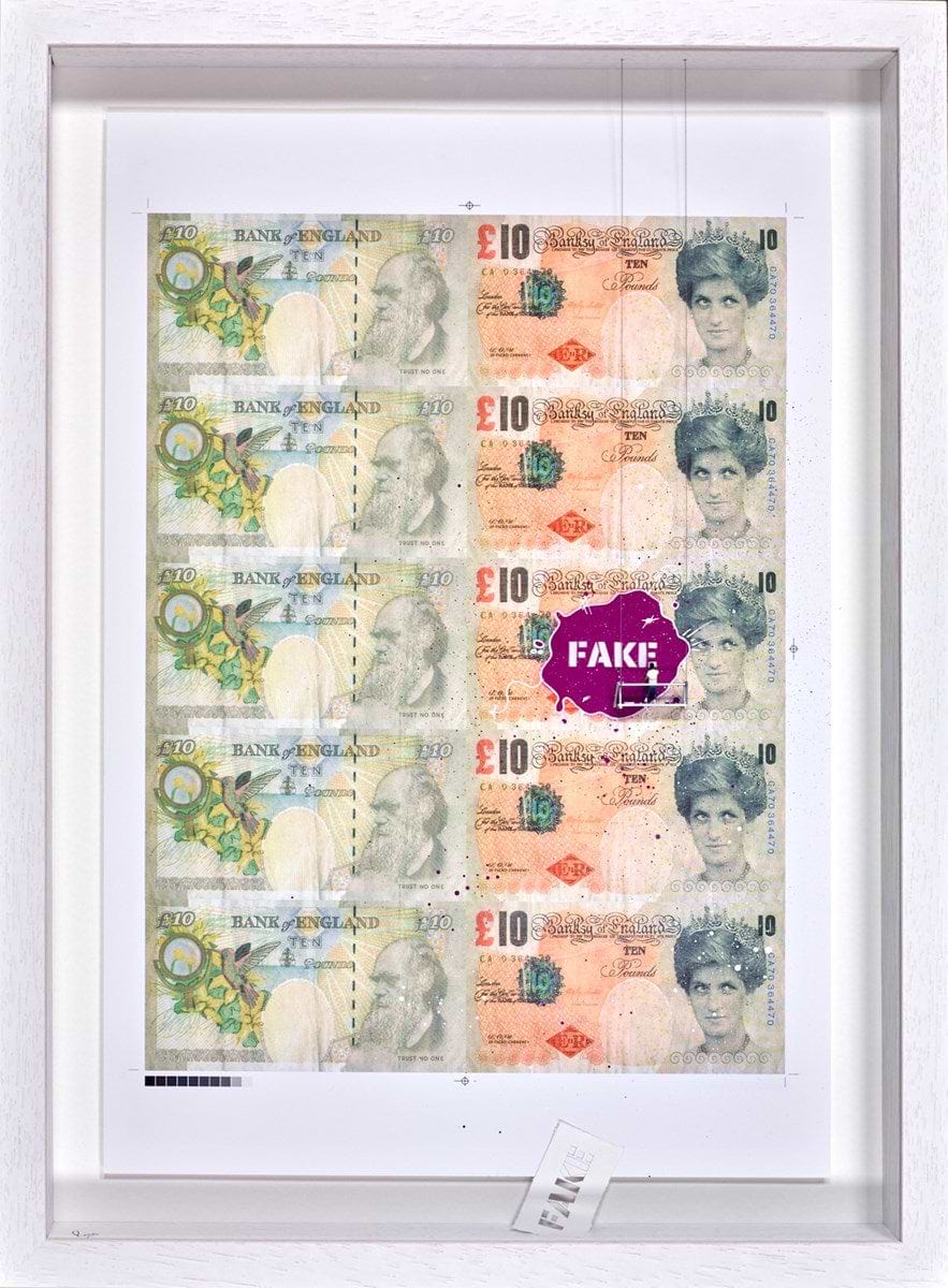 Di-Fake Tenner Sheet, NPW