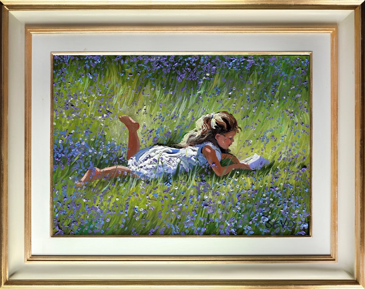 Reading Amongst The Bluebells