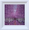 Purple World IV (Framed)