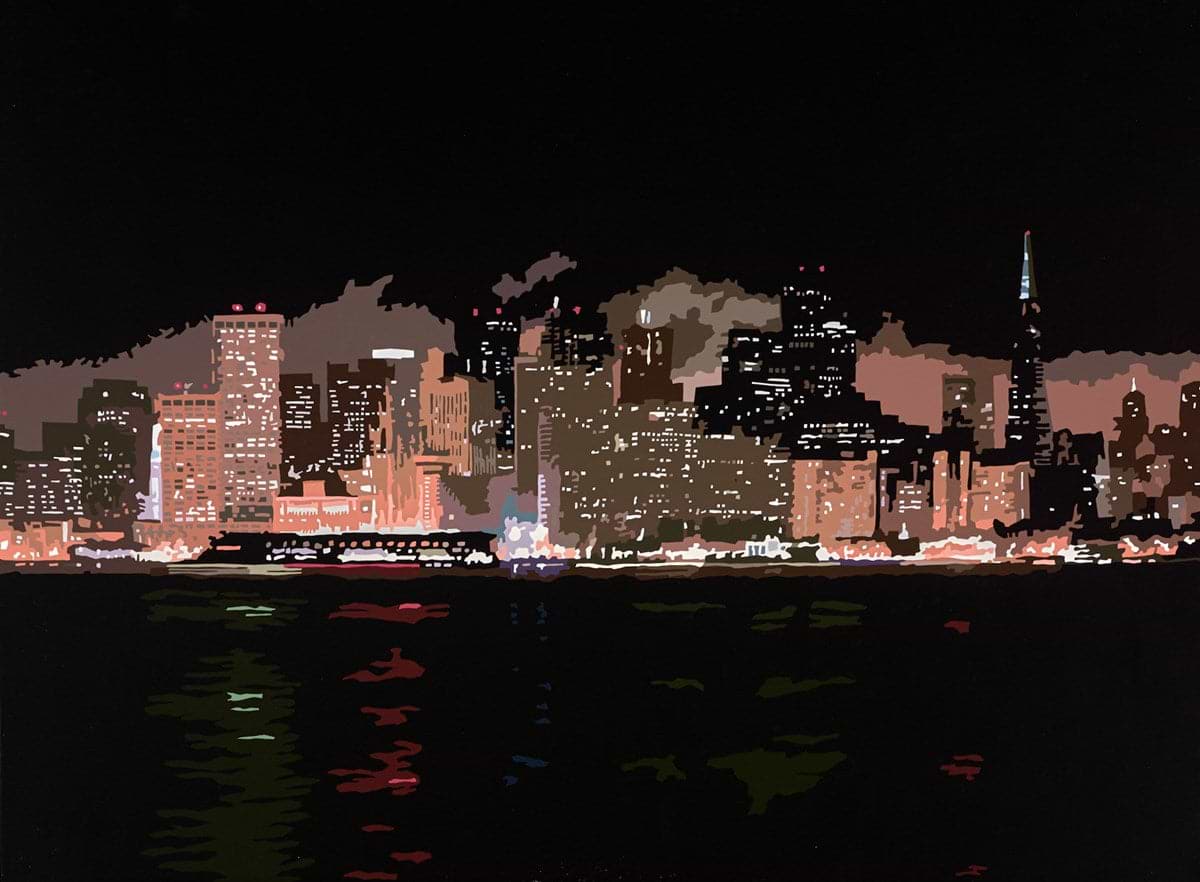 Night Skyline II, San Francisco