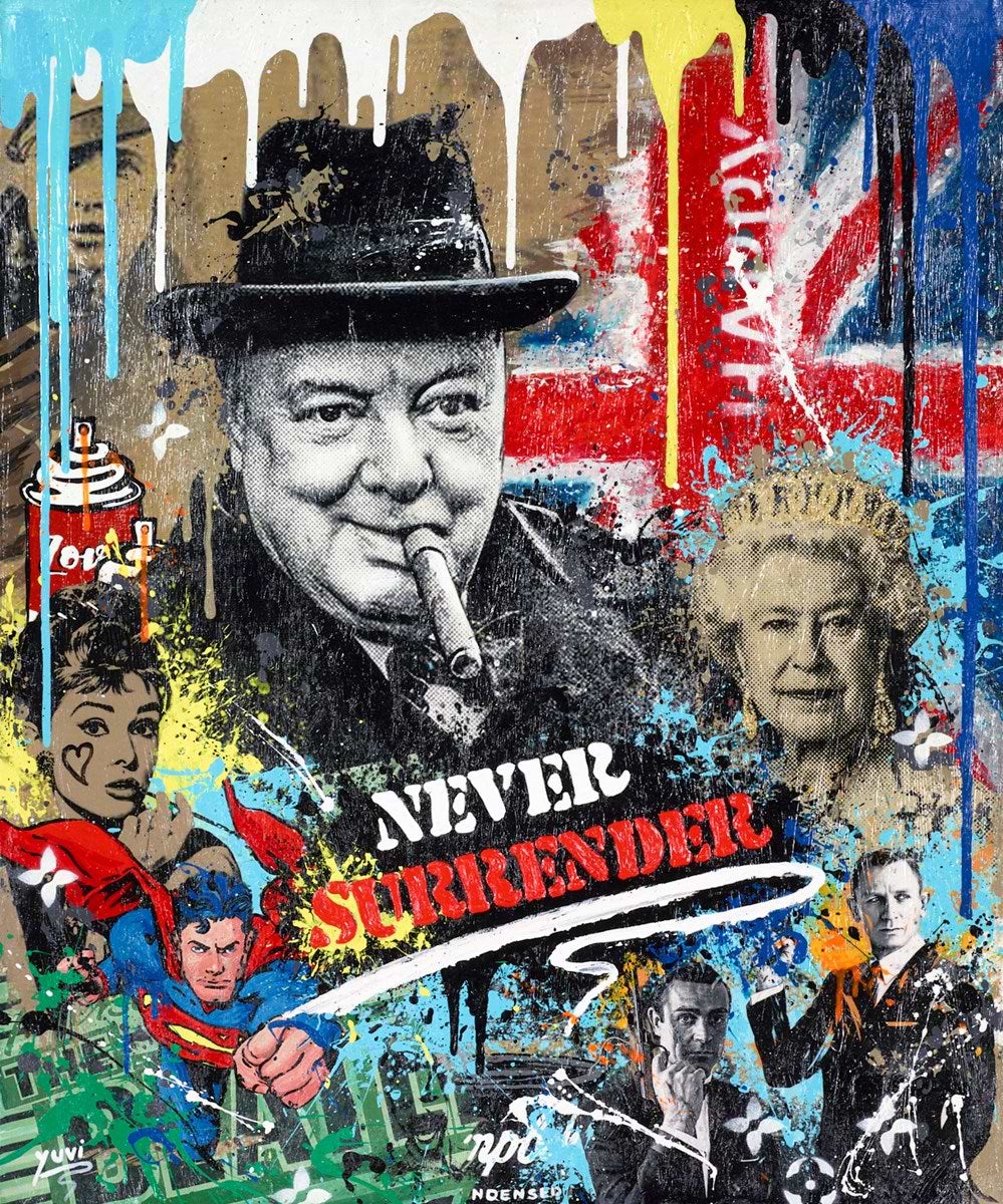 Never Surrender Churchill