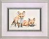 All Ears- Very Young Fox Cubs (Framed)