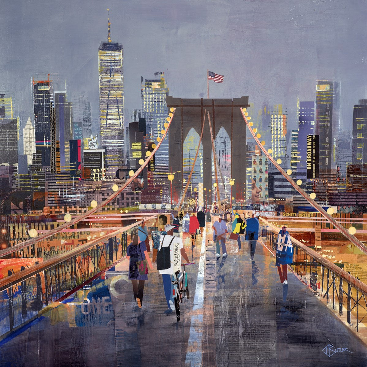 Light Show, Brooklyn Bridge