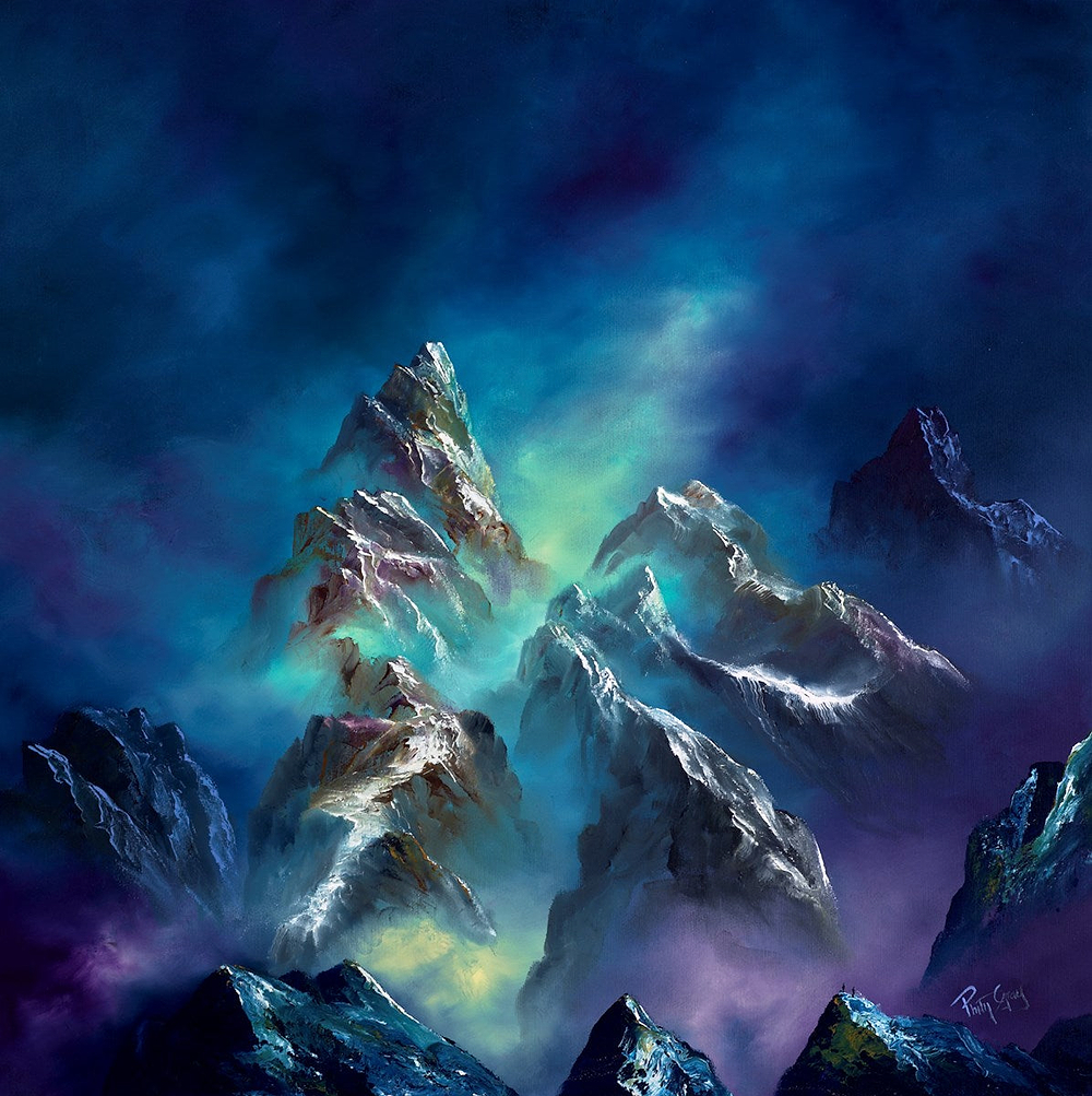 Misty Mountain Peaks