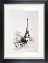 Eiffel Tower III (Sketch) (Framed)