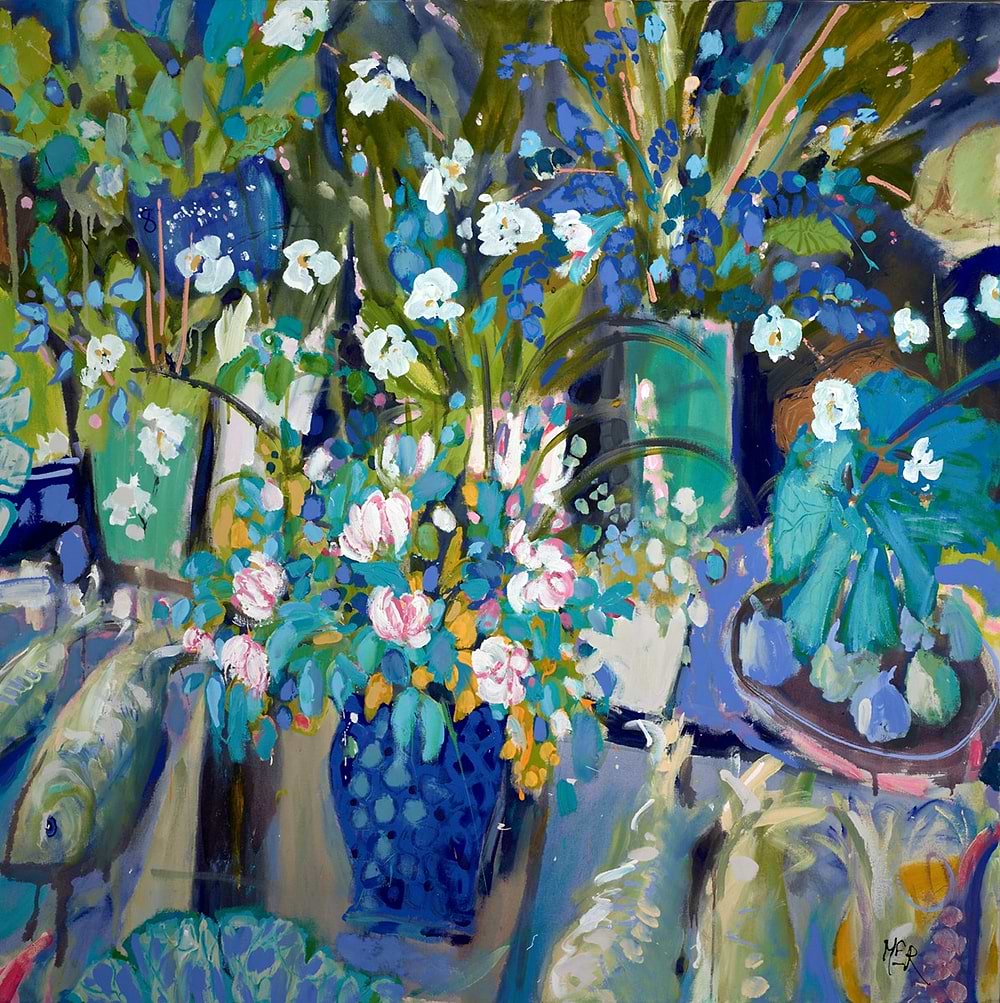 Continuum In Cobalt Blue | Michael Rumsby – Clarendon Fine Art