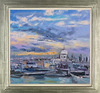 St Pauls from the Tate, Evening (Framed)