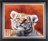 Tiger Cub Tranquility (Framed)