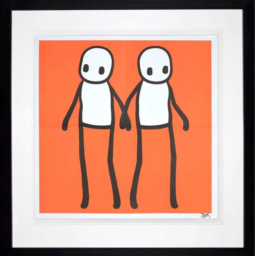 Holding Hands (Orange)