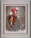 Polo with Red Top (Framed)