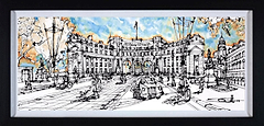 The Admiralty Arch at the Mall, London (Framed)