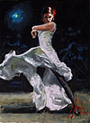 Flamenca En Blanco