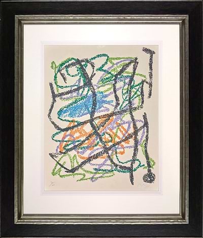 Untitled from Je Travaille comme un jardinier, 1963 (Framed)