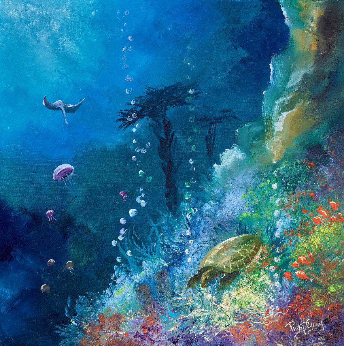 Underwater Florals II