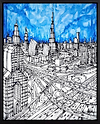 The Burj at Sheikh Zajed Cross (Framed)