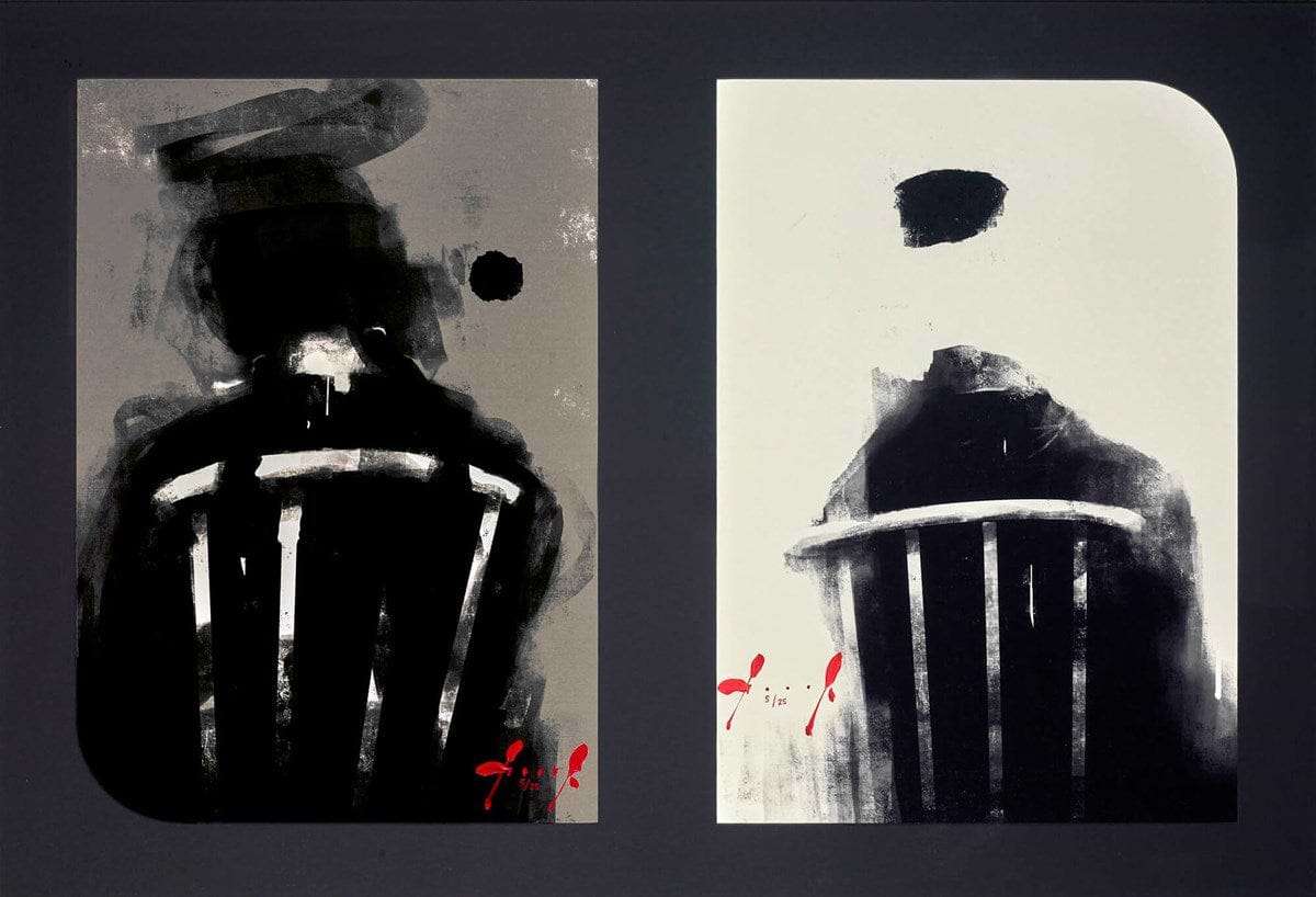 Akashik III & IV Diptych