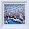 A Calm Forest Stream IV (Framed)