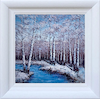 A Calm Forest Stream IV (Framed)