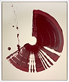 Large Brushstrokes Crimson