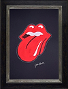Rolling Stones Logo (Framed)