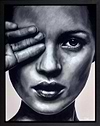 Young Kate Moss (Framed)