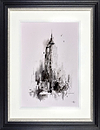 Empire State Building (Sketch) (Framed)