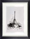 Eiffel Tower (Sketch) (Framed)