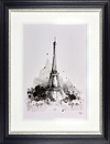 Eiffel Tower (Sketch) (Framed)