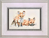 All Ears- Very Young Fox Cubs (Framed)