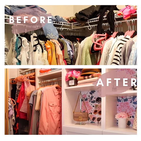 After picture of closet