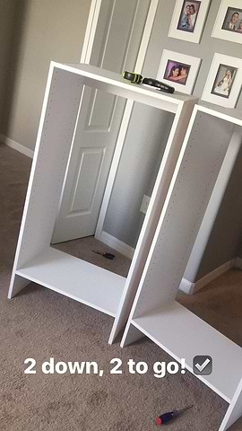 Lindsay DIY modular closet