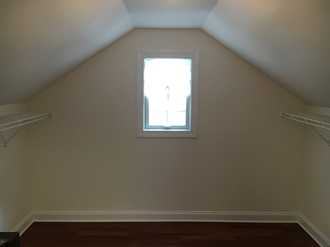 Before picture of closet
