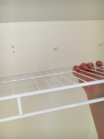 Removing old shelving