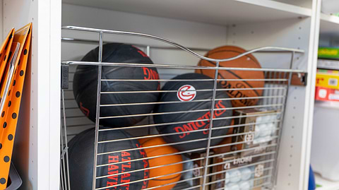 Wire Pull-Out Drawer in Modular Closet