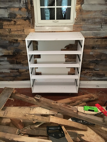 Shelf tower installation