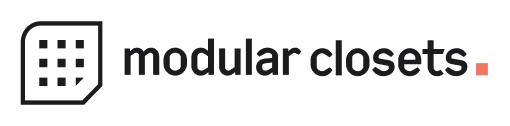 Modular Closets black and orange header logo