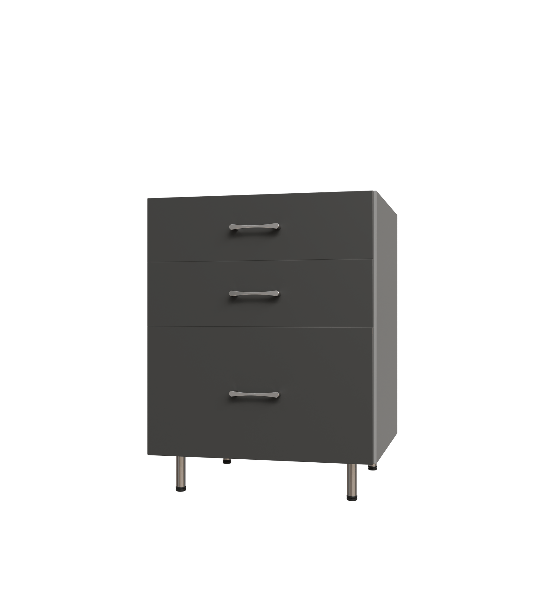 3 Drawer Base Shelf Tower