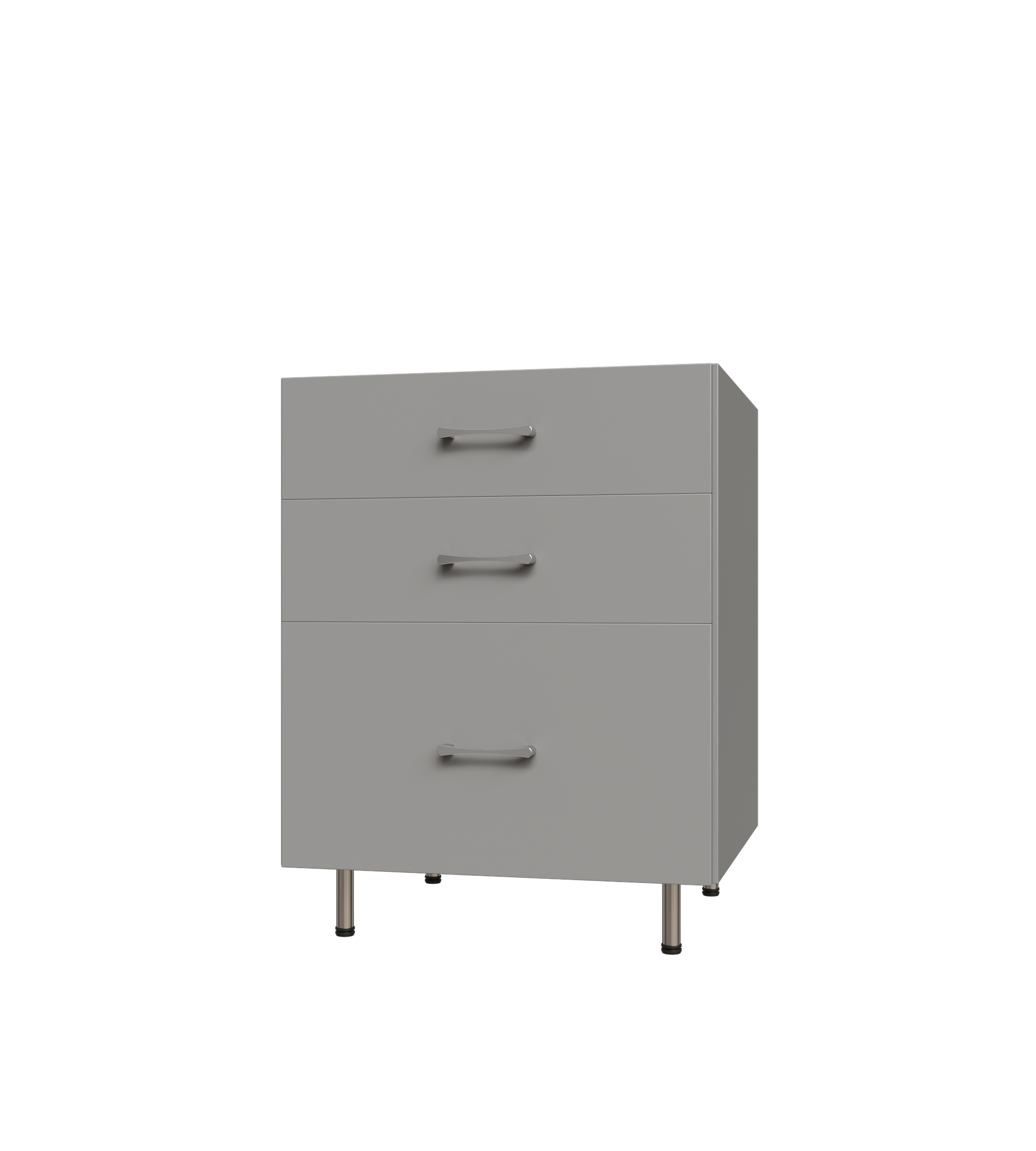3 Drawer Base Shelf Tower