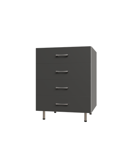 4 Drawer Base Shelf Tower