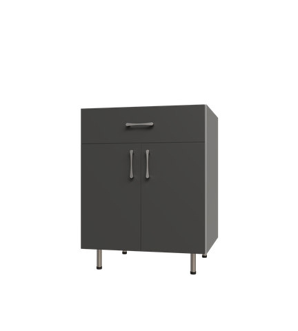 Lower Door, 1 Drawer Base Shelf Tower