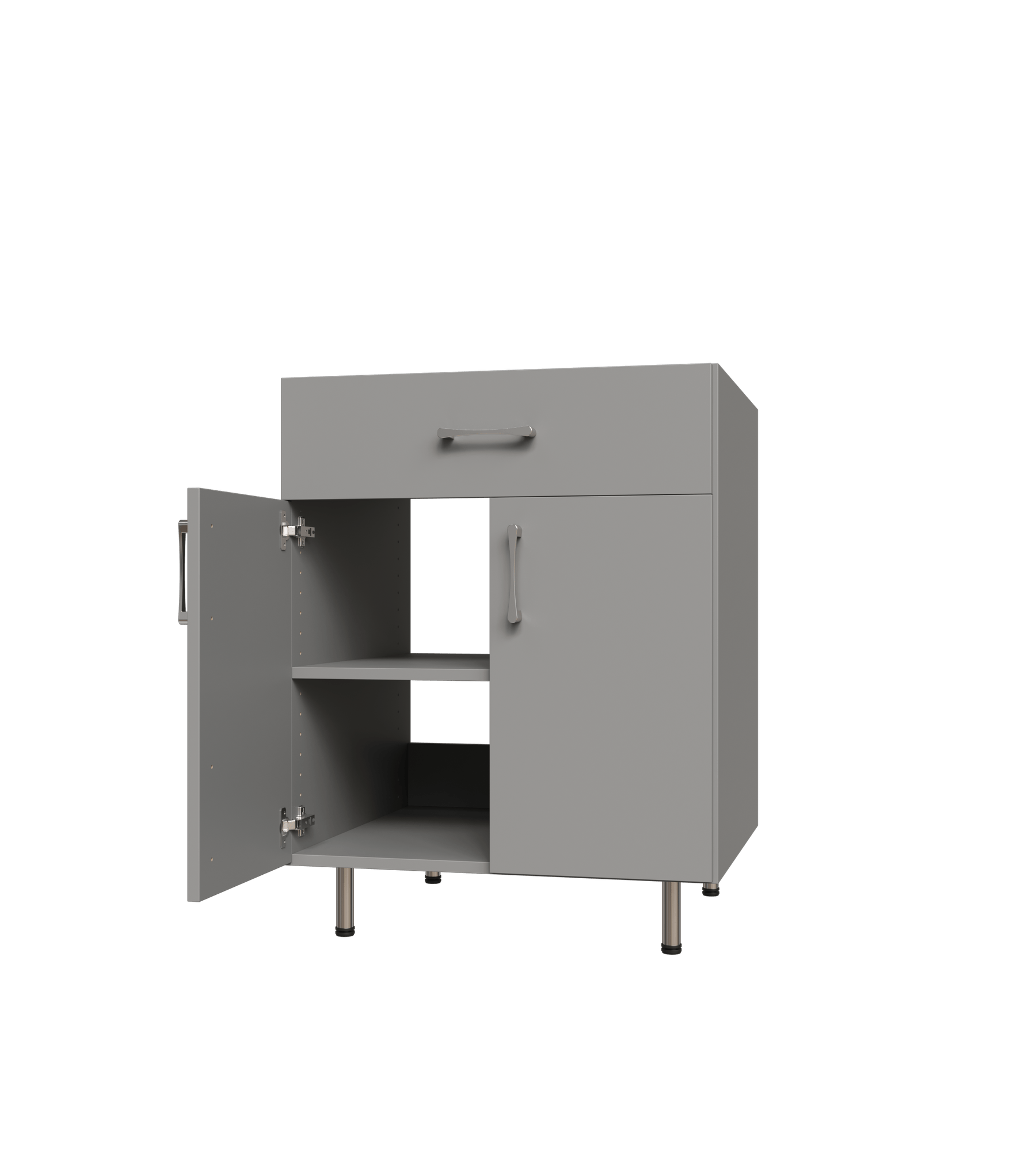 Lower Door, 1 Drawer Base Shelf Tower